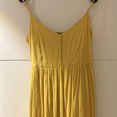 Mustard yellow C&A dress
