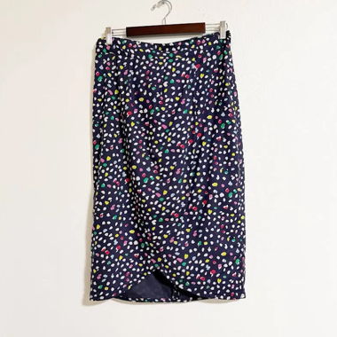 Gonna a tulipano J. Crew con stampa multicolore