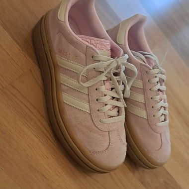 Pink Adidas Gazelle Sneakers