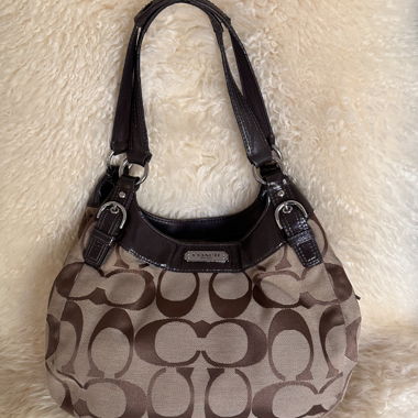 Coach Y2K Hobo Monogramm Tote Bag