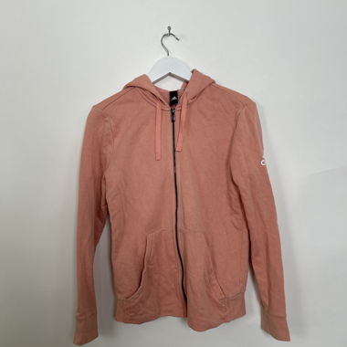 Felpa Adidas rosa con zip