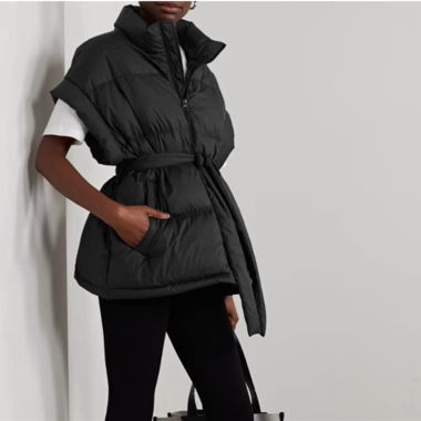 The Frankie Shop gilet matelassé noir