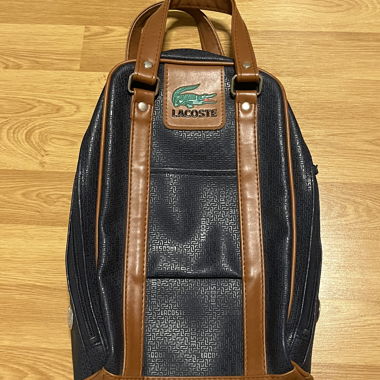 Borsa Lacoste blu-marrone