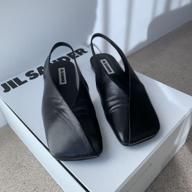Jil Sander Slingback Flats Gr. 36 NEU