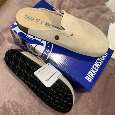 Mule Birkenstock Beige Taglia 43