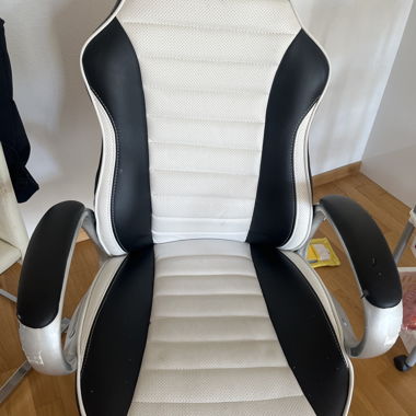 White and Black Gaming Chair