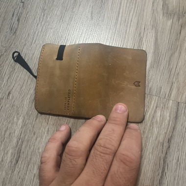 Portacarte in pelle Fox C2