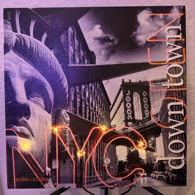 Quadro da parete NYC con illuminazione