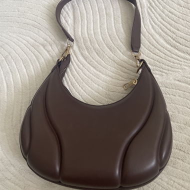 Borsa a tracolla marrone