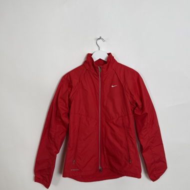 Nike red running jacket