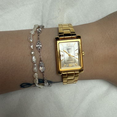 Casio Analoguhr - gold
