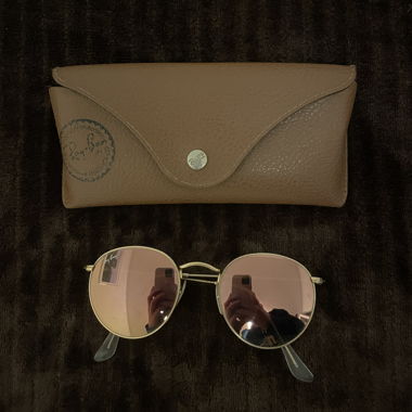 Ray Ban rosé gold
