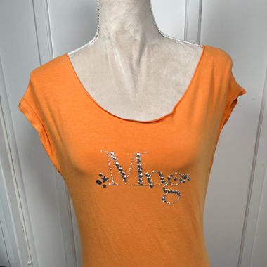  T-shirt orange MNG Mango 