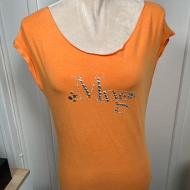  T-shirt orange MNG Mango 