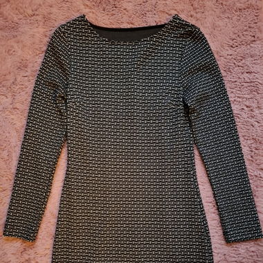 Kleid Schwarz-Weiss
