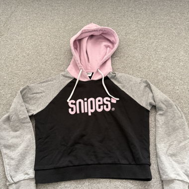 Snipes Hoodie rosa/schwarz
