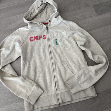 Giacca con cappuccio bianca