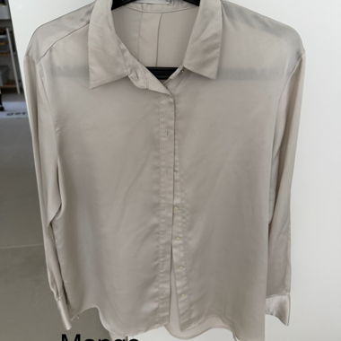 Mango Satin Blouse Gr. M