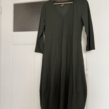 Robe verte en jersey technique Indies