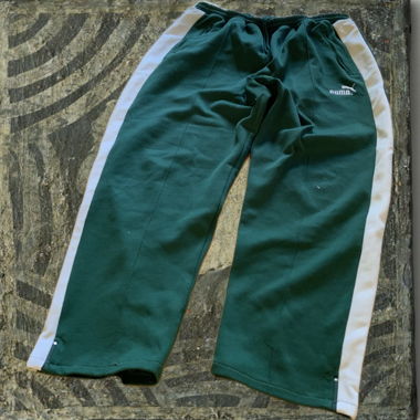 Green Puma Track Pants
