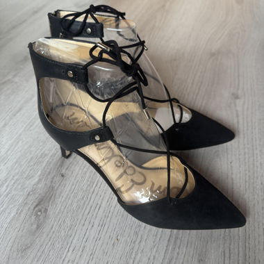 Sam Edelman Décolleté Donna Nere Mis. 36.5 Pari al Nuovo