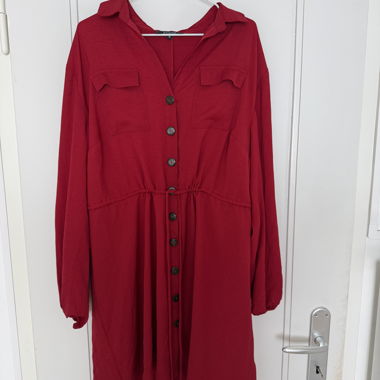 Red Shirt Dress