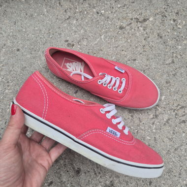 Sneakers Vans in tela rosa