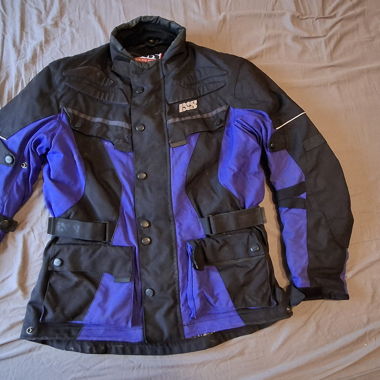 Giacca da moto iXS nero-blu Taglia M