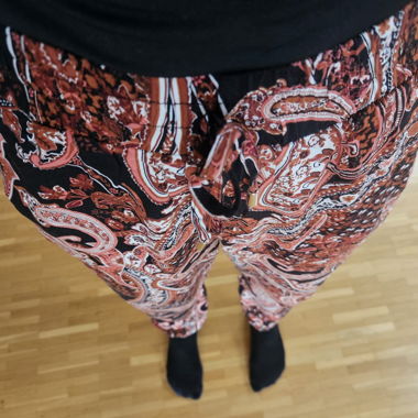 Paisley-Hose von Chicorée
