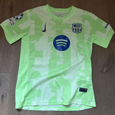 Maillot du FC Barcelona vert néon Nike