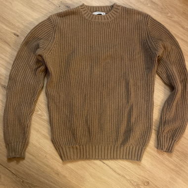 Maglione in maglia marrone