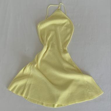 Gelbes Zara Kleid