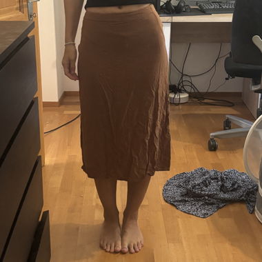 Brown skirt