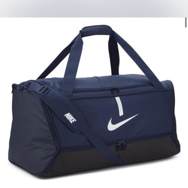 Nike navy sports duffel bag