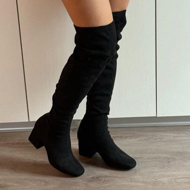 Bottes cuissardes noires