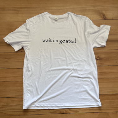 White Statement T-Shirt Size M