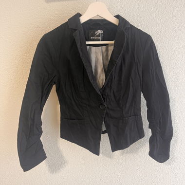 Schwarzer Blazer