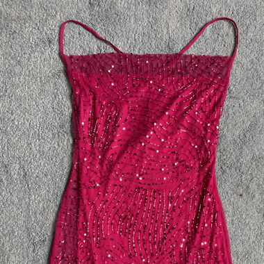 Pink dress glitter 