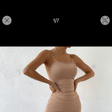 Dress with back cutout