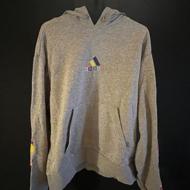 Sweat à capuche Adidas gris