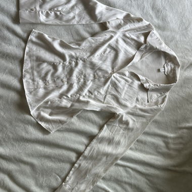 H&M Bluse in Creme