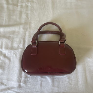 Mini pochette in rosso vino
