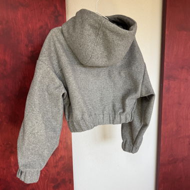 Zara Kurze Jacke mit Kapuze