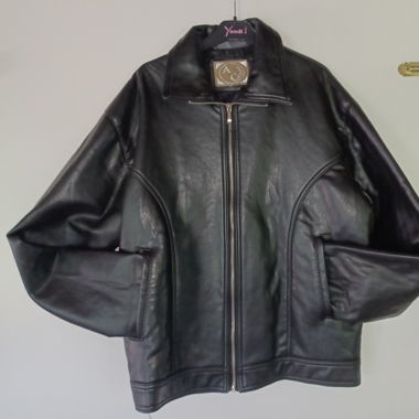 Veste en cuir unisexe