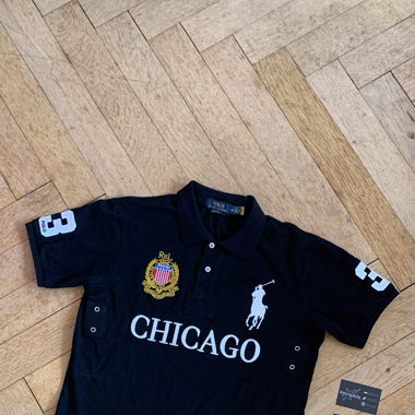 Polo Ralph Lauren Chicago Black Big Logo T-Shirt