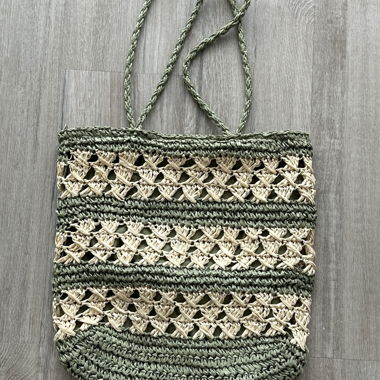 Borsa da spiaggia intrecciata da Barcellona