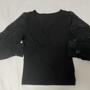 Schwarze Bluse