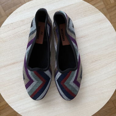 Multicolour MISSONI Slip-On Shoes Without Laces