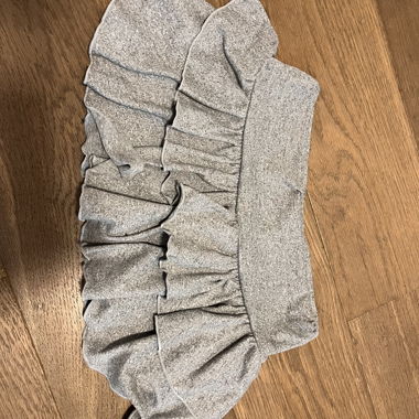 Y2K style Grauer Minirock mit integrierter Hose