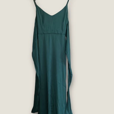 Meraviglioso vestito estivo lungo turchese/verde
